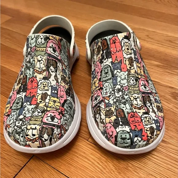 Sketchers Foamies Women's Go Walk 5 - Dog Lover Clogs Size 10 - NEW - Picture 3 of 7